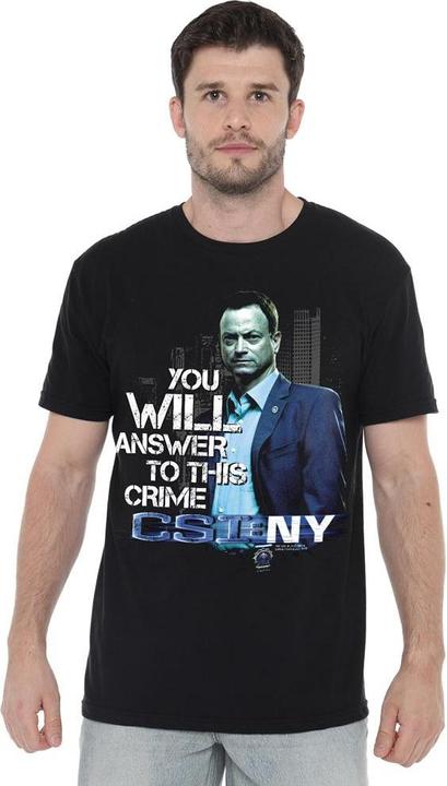 Immagine prodotto Csi: NY You Will Answer Maglietta Uomo (M)