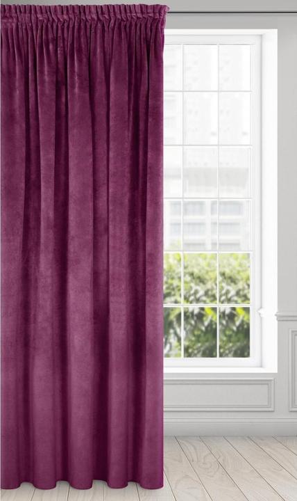 Image du produit Eurofirany Rideau de nuit en velours doux DIVA LINE RIA 140X270 cm, bande / tunnel / crochets, 300 g (140 x 270 cm)