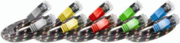 Immagine prodotto Wirewin Cavo di rete con rivestimento in nylon (STP, CAT6, 3 m)