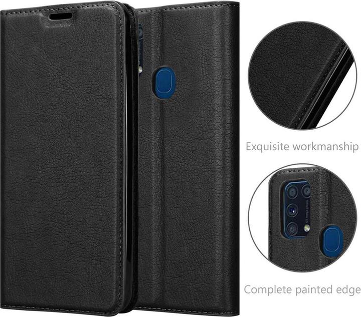 Actual product image Cadorabo Book Invisible Magnet Cover (Samsung Galaxy M31)
