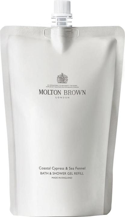 Immagine prodotto Molton Brown Ricarica di gel da bagno e doccia al cipresso costiero e al finocchio marino (400 ml)