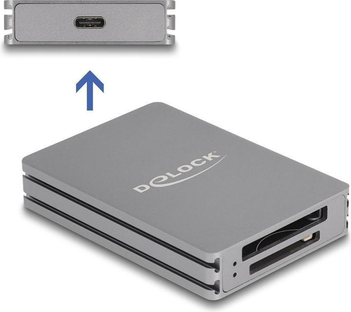 Image du produit Delock Lecteur de cartes pour SD et CFexpress type B (USB 3.2 Gen 2, USB-C)
