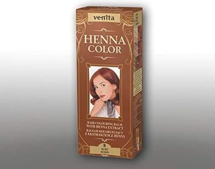 Produktbild Venita - Henna Color Coloring Lotion From Henna 8 Rubin 75Ml Ecstraktem (8 Rubin 75ml Ecstraktem)