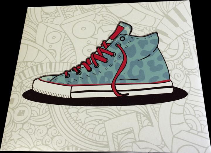 Produktbild Daiber 1x25 Sneaker/Ipod 13x18 Kinder Portraitmappen (13 x 18 cm, 25 x)