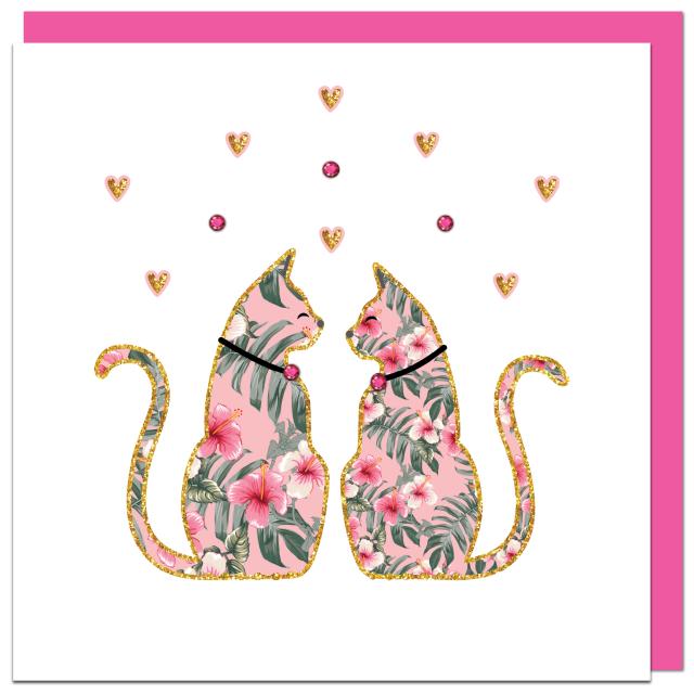 Produktbild Hervorragend Grusskarte Katzenliebe - fromJUDE
