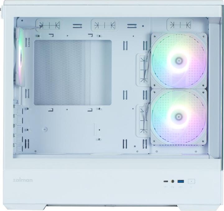 Produktbild Zalman GHE P30 V2 micro-ATX Geh??use Tempered Glass Panoramic View - Wei?? (mATX)