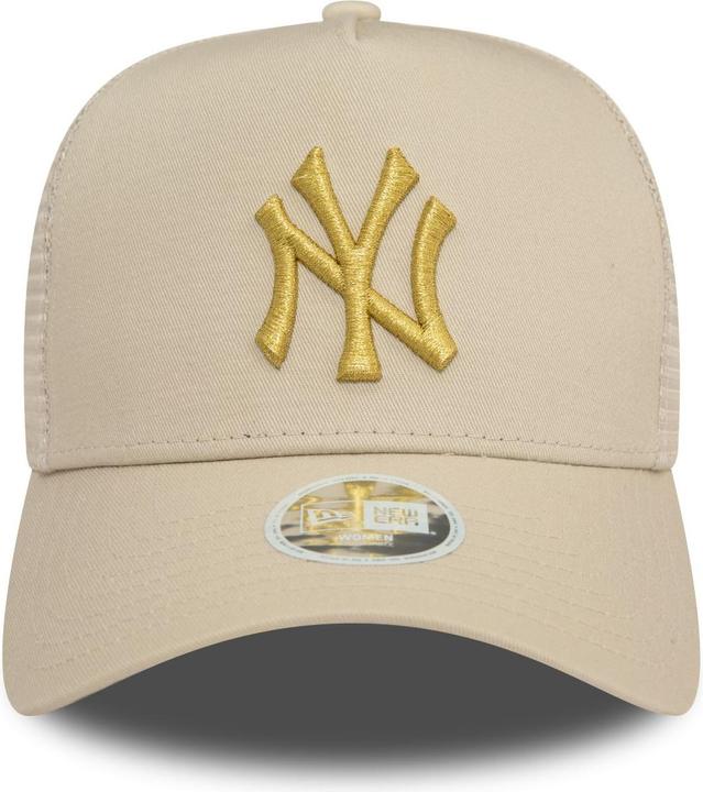 Image du produit New Era Femme Trucker Cap - METALLIC New York Yankees beige