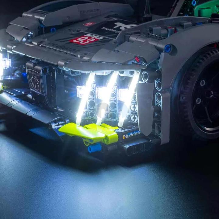 Actual product image Light my bricks LED Light Set for LEGO® 42156 PEUGEOT 9X8 24H Le Mans Hybrid Hypercar