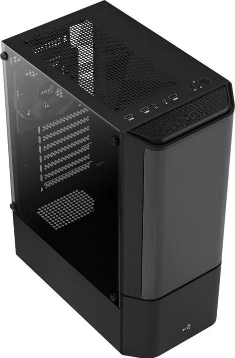 Actual product image AeroCool Quantum v1 Midi Tower, Tempered Glass (Mini-ITX, mATX, ATX)