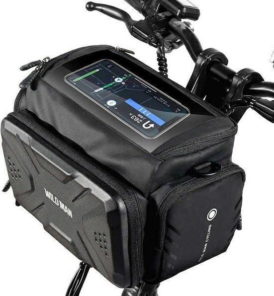Wildman Torba na ramę roweru GS6 uchwyt rowerowy czarna/black