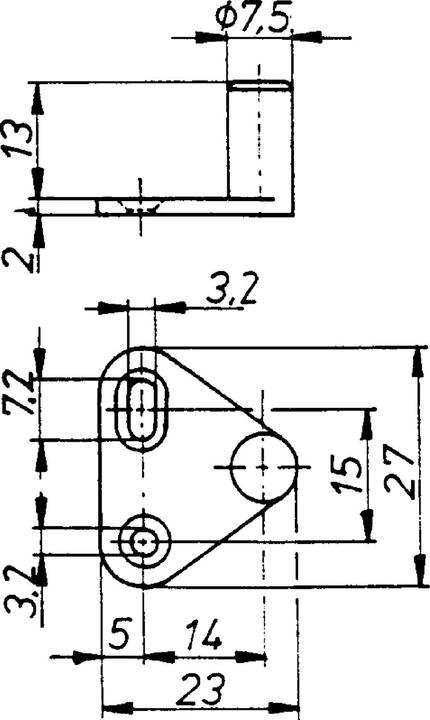Produktbild Hettich Prestige 2000 | Drehstangenschloss Set, Dornmass 15 mm, Ø¸ 18mm