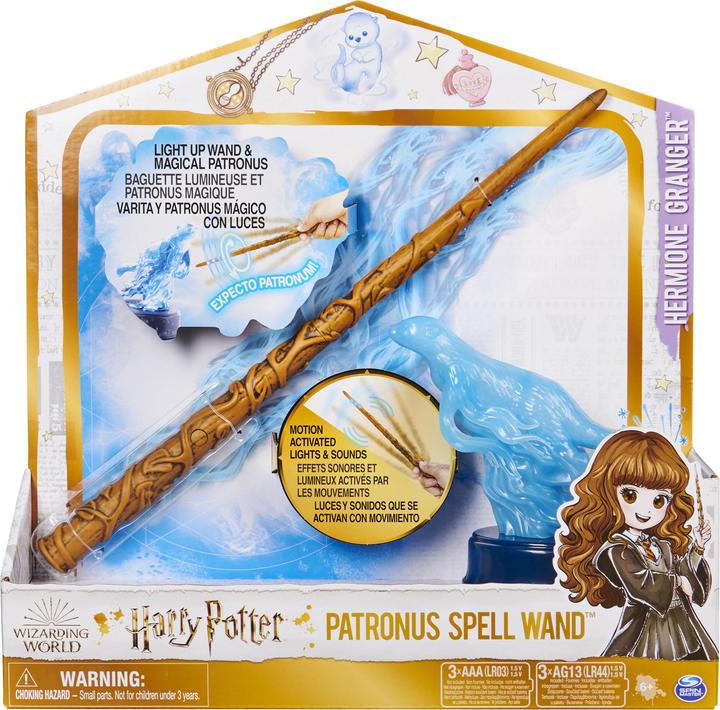 Produktbild Spin Master Wizarding World Harry Potter - Interaktiver Zauberstab von Hermine Granger mit Patronus-Figur