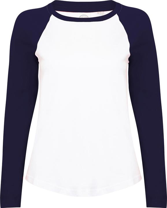 Skinni Fit Baseball Tshirt Langärmlig (XL)