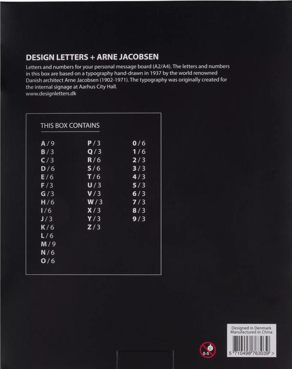 Produktbild Design Letters Letter Box Gross