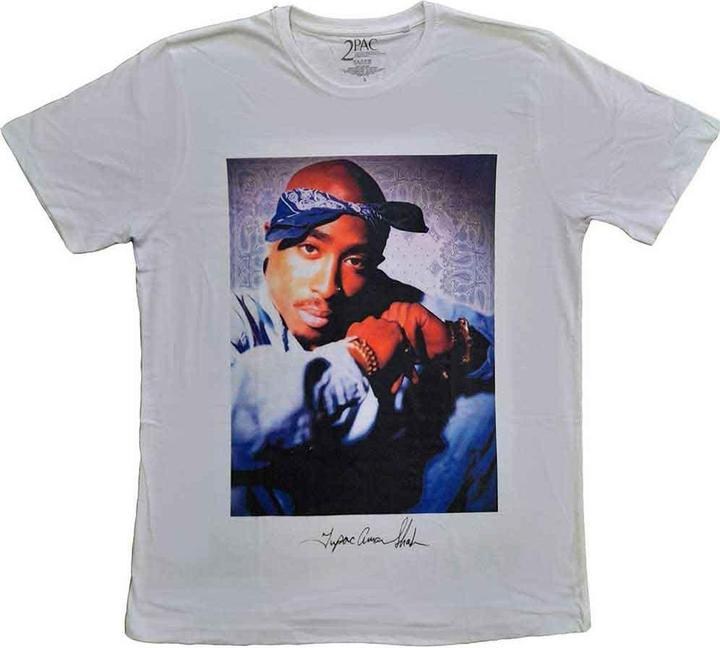 Produktbild Tupac Shakur Erwachsene Bandana Baumwolle TShirt (L)
