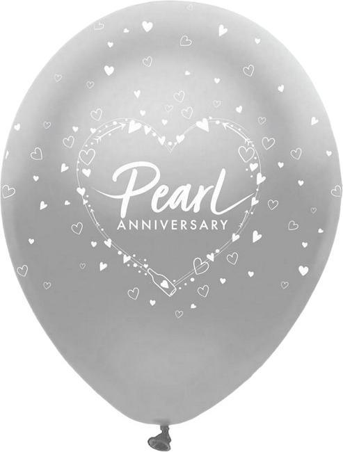 Produktbild Creative Party Latex Perle 30. Jahrestag Ballon (6er Pack)