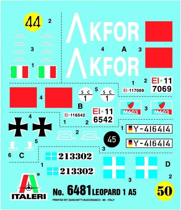 Actual product image 1:35 KPz Leopard 1A5 WA