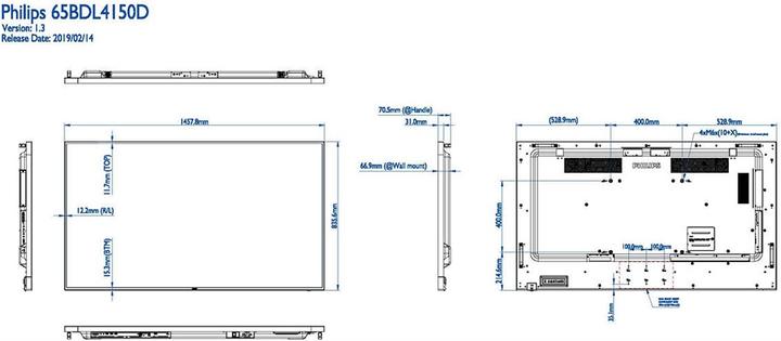 Produktbild Philips 65BDL4150D/00 (3840 x 2160 Pixel, 65")