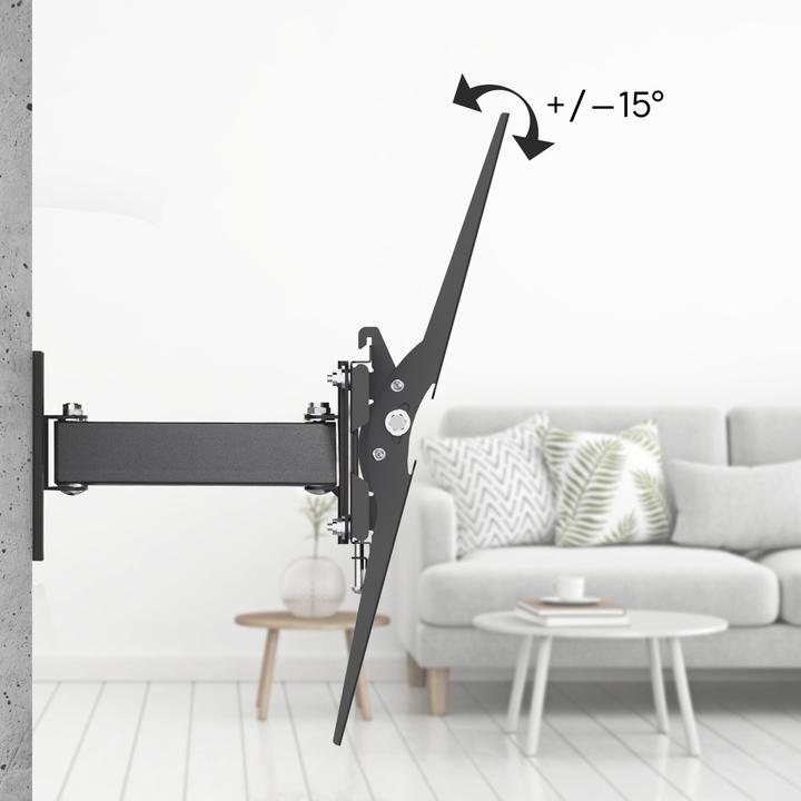 Produktbild Hama TV-Wandhalterung, schwenkbar, neigbar, ausziehbar, 165 cm (65") bis 30 kg (Wand, 65", 30 kg)
