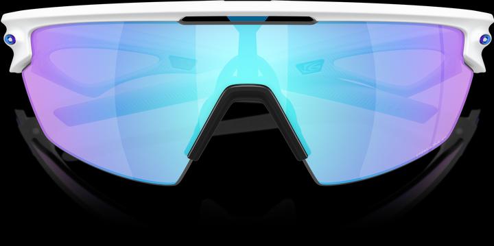 Image du produit Oakley Lunettes Sphaera Matte White / Prizm Sapphire Polarized (Blanc mat, Prizm Sapphire Polarized)