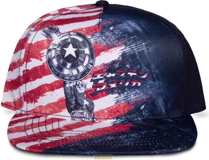 Produktbild Difuzed Captain America - Captain Snapback Cap (One Size)
