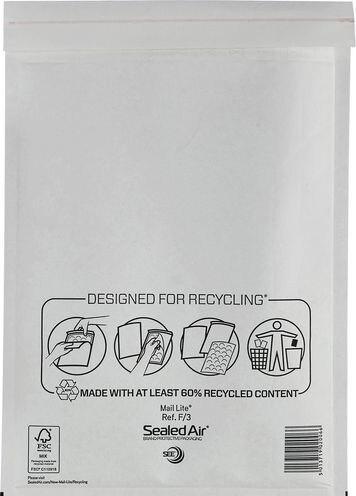 Produktbild Sealed Air Luftpolsterumschläge 79 g/m² Weiss (50 x)