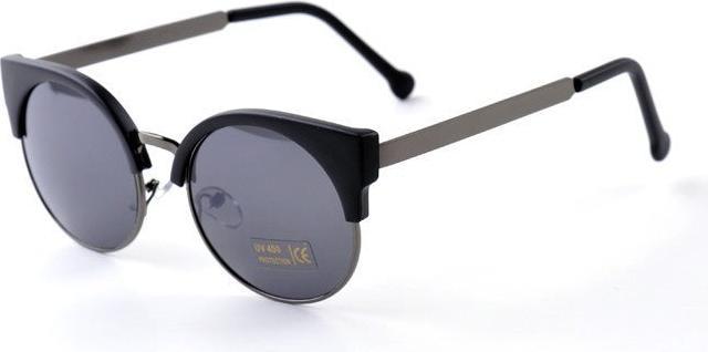 Image du produit Hermex Cat Eye Lunettes de soleil vintage rétro 80's UV400 - Noir Mat