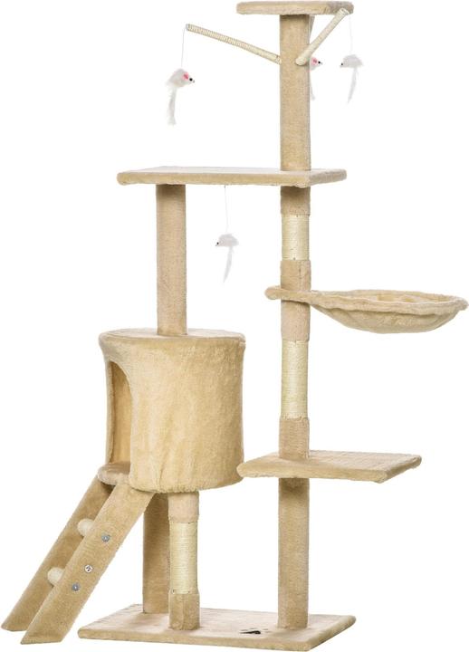 Immagine prodotto Jamb Albero per gatti (134.20 cm, Beige e bianco)