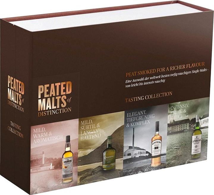 Actual product image Beam Suntory Peated Malts of Distinction Tasting Selection Set 40% Vol. 4x0,05l (Single Malt)