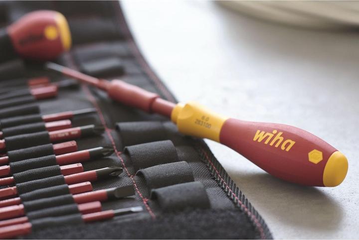 Actual product image Wiha Screwdriver and bit set (Phillipps cross recess (PH), Pozidriv cross recess (PZ), Slotted screws)