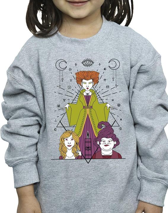 Actual product image Disney Girls Hocus Pocus Candle Sweatshirt (152, 158)