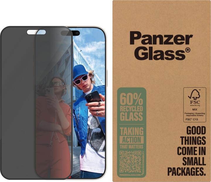 Actual product image PanzerGlass Privacy Screen Protector (1 Piece, Apple iPhone 16 Pro Max)
