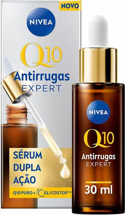 Produktbild NIVEA Q10 Anti-Wrinkle Serum Expert Double Action 30ml Gesichtsserum mit Anti-Aging Technologie Sugar D (30 ml)