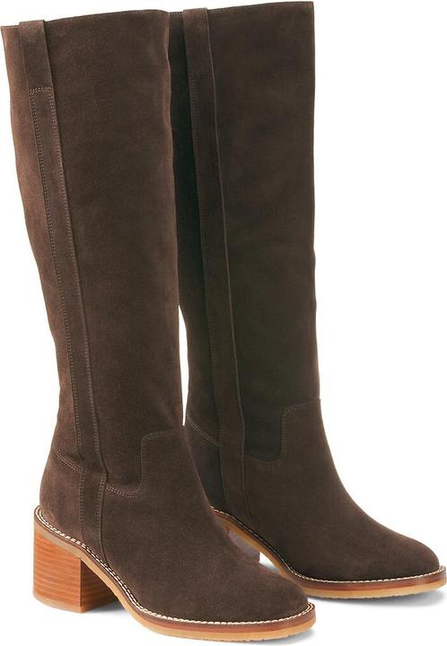 La Redoute Collections Stiefel aus Veloursleder