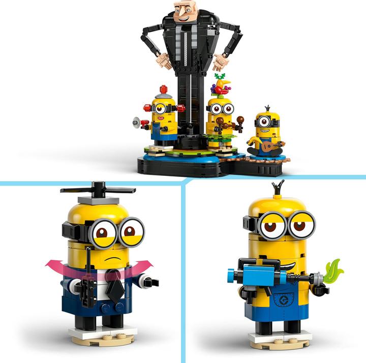 Produktbild LEGO Gru und die Minions aus Steinen (75582, LEGO Minions)