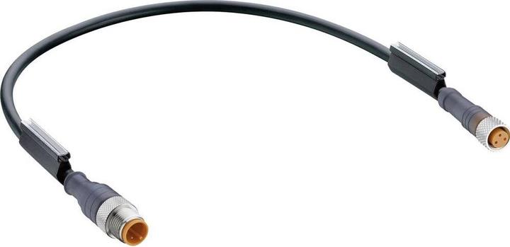 Actual product image Belden 38689-1 Sensor/actuator connector, assembled M12 plug, straight