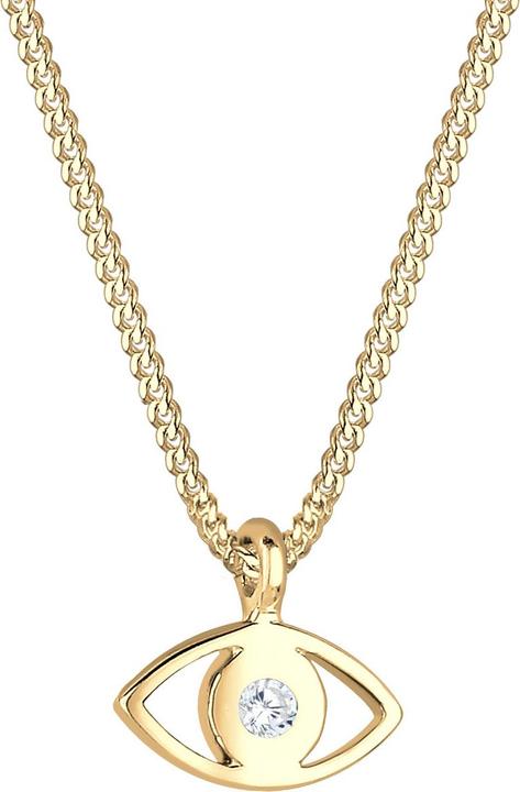 Elli Evil Eye (925er Sterling Silber, Glaskristall, 40 cm)
