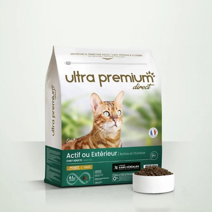 Ultra Premium Direct Active or Outdoor Adult Cat (Adult, 7000 g)