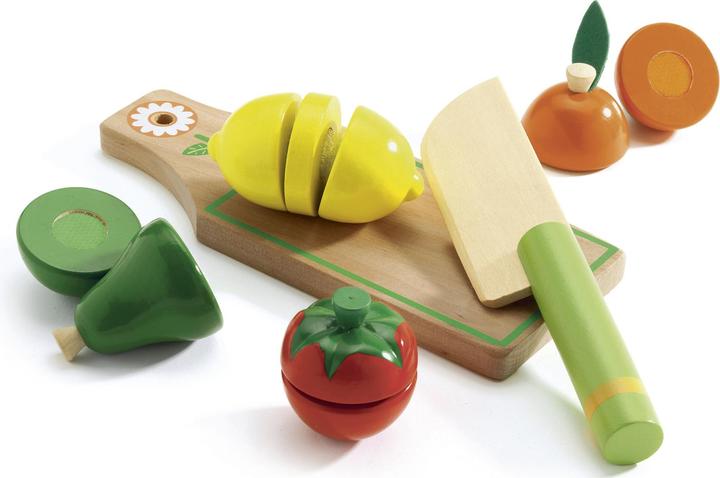 Immagine prodotto Djeco Accessori da cucina in legno Ot e verdure da tagliare