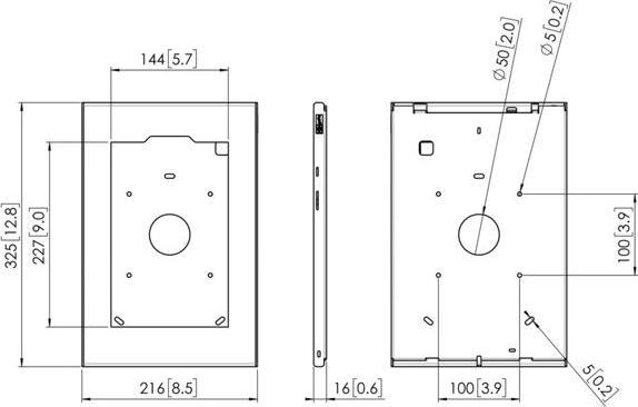 Actual product image Vogels TabLock PTS 1235 for Samsung Galaxy Tab S5e