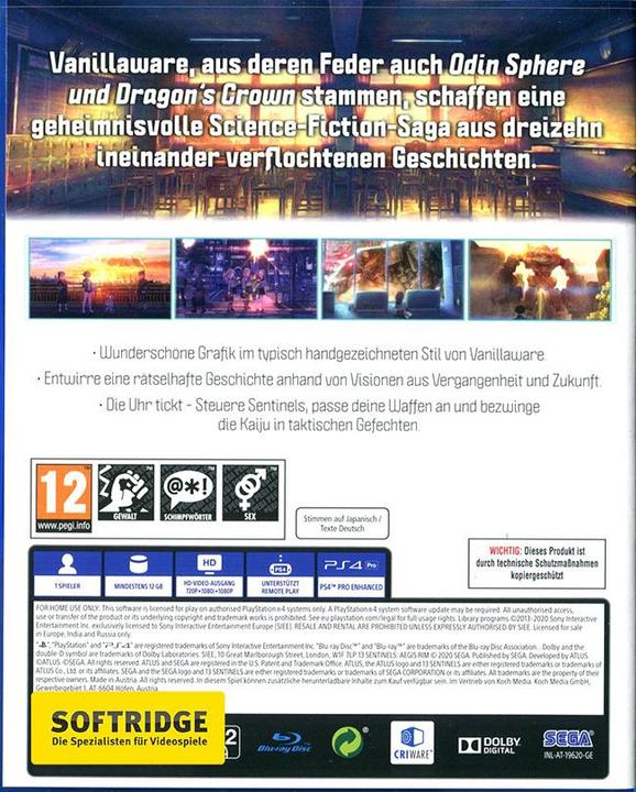 Produktbild Atlus 13 Sentinels: Aegis Rim (PS4, Multilingual)