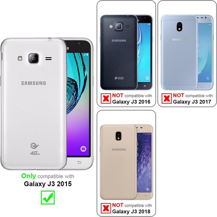Actual product image Cadorabo TPU Ultra Slim AIR Cover (Samsung Galaxy J3)