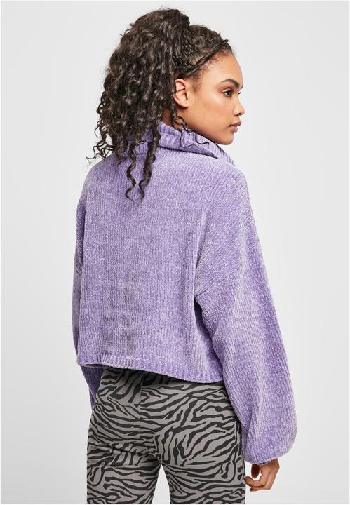 Produktbild Urban Classics Ladies Short Chenille Turtleneck Sweater - 13801 (S)