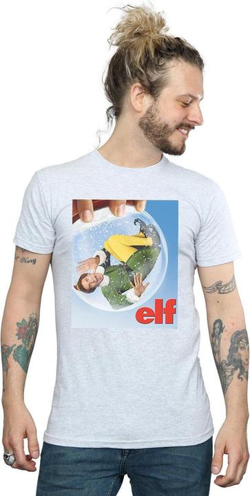 Immagine prodotto Elf Snow Globe Poster Maglietta Uomo (XL)