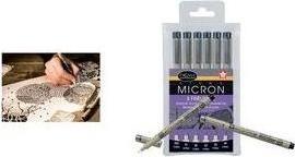 Actual product image Sakura Pigma Micron (Black, 6 x)