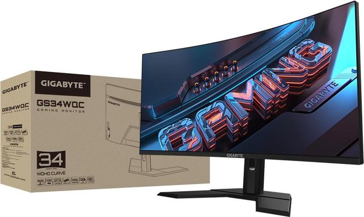 Produktbild Gigabyte GS34WQC (3440 x 1440 Pixel, 34")