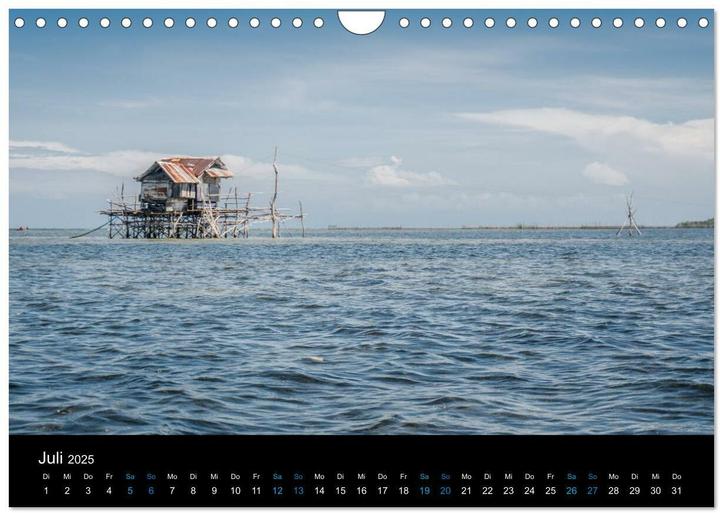 Produktbild Philippinen Foto Wandkalender 2025 (Wandkalender 2025 DIN A4 quer), Monatskalender (A4)