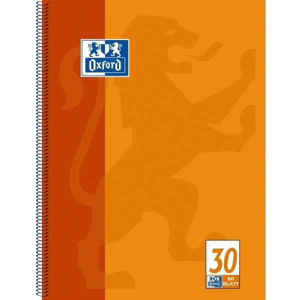 Image du produit Oxford Carnet de notes du collège (A4+, Blanc, Couverture rigide)