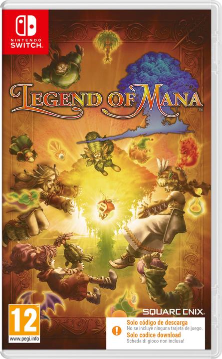 Square Enix Legend of Mana (Code in a Box), Switch Standard Multilingual Nintendo Switch (Switch, Switch Lite, Switch OLED, Multilingual)