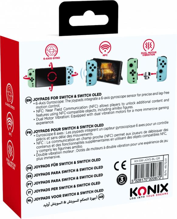 Produktbild Konix Joypads (Switch, Switch OLED)